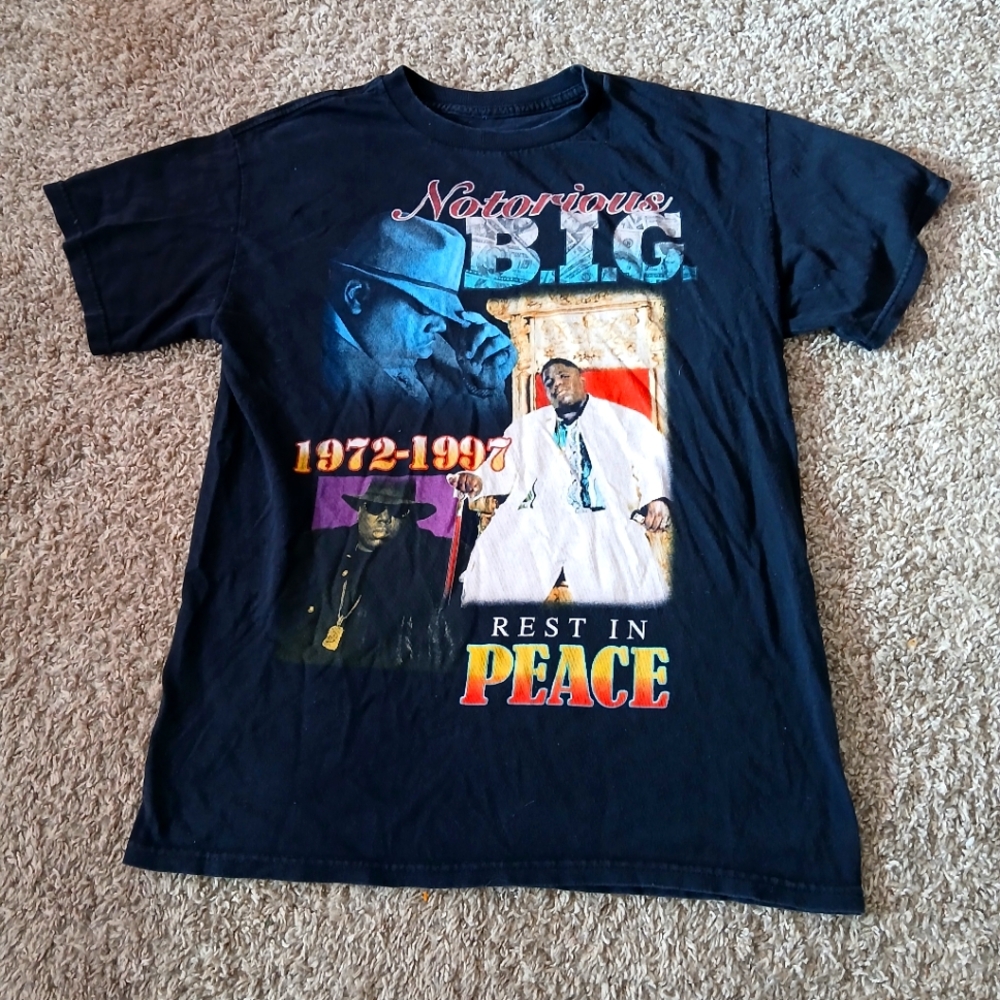 Black Notorious B.I.G. Graphic T-Shirt